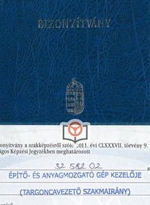 Targoncavezető OKJ bizonyítvány